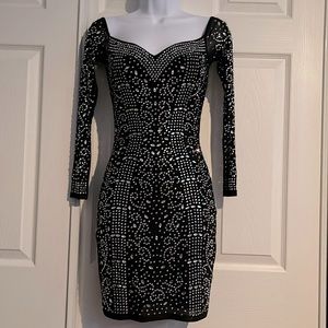 Windsor black jeweled dress